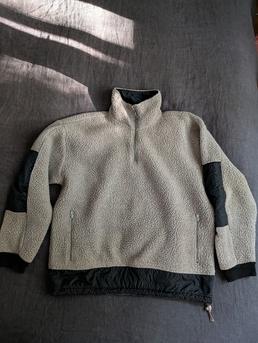 Vintage Sherpa Fleece With Ripstop
